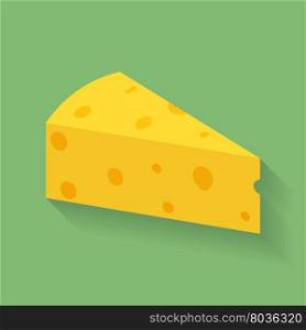 Icon of piece or slab of cheese.