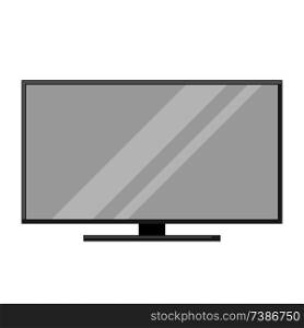 Icon of television. Home appliance flat illustration.. Icon of television.