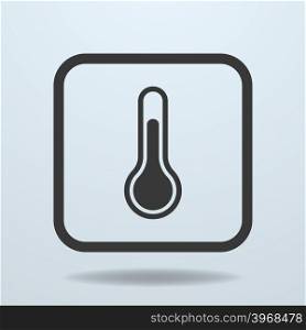 Icon of Temperature, thermometer sign, symbol. Vector Illustration