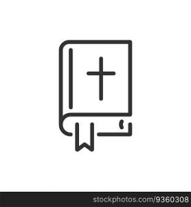 Icon of the Holy Scriptures. Vector illustration design.