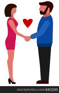 icon of the love date of man and woman. love date icon