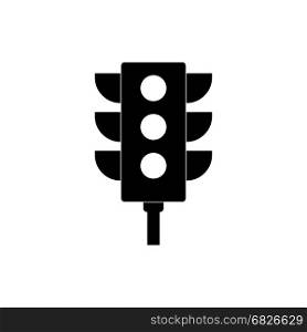 icon of traffic light. traffic light icon vector, solid logo, pictogram isolated on white, pixel perfect illustration