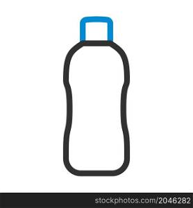 Icon Of Water Bottle. Bold outline design with editable stroke width. Vector Illustration.