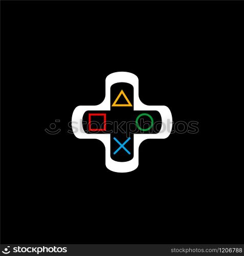 Icon Play Game PS Vector Template Design