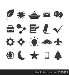 icon set and symbol vector illustration design