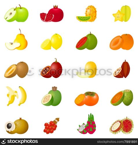 Icon Set Fruits