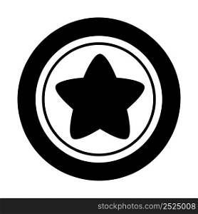 Icon Star Slot Machine shape. Gambling symbol, object. Vector illustration isolated. Icon Star Machine shape. Gambling symbol, object. Vector illustration