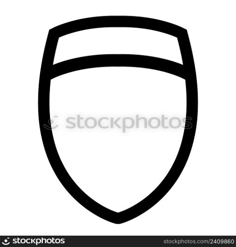 Icon template, data protection shield for the logo