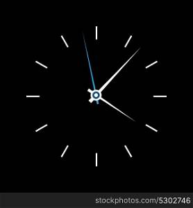 Icon Watch on White Background. Vector Illustration. EPS10. Icon watch vector illustration
