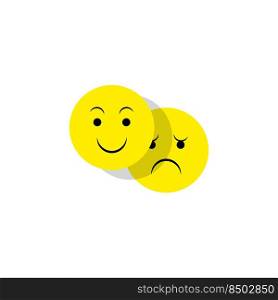 icon with yellow smile sad. Smiley face. Yellow emoji. Happy face. Smile icon. Vector illustration. stock image. EPS 10.. icon with yellow smile sad. Smiley face. Yellow emoji. Happy face. Smile icon. Vector illustration. stock image. 