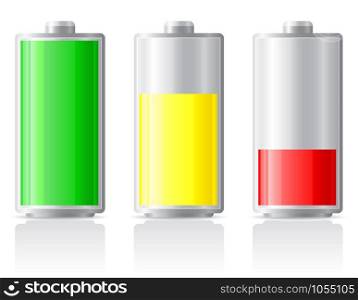icons charge battery vector illustration isolated on white background