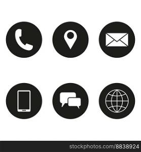 icons communication. Call symbol. Smartphone message interface. Customer support website. Vector illustration. EPS 10.. icons communication. Call symbol. Smartphone message interface. Customer support website. Vector illustration.