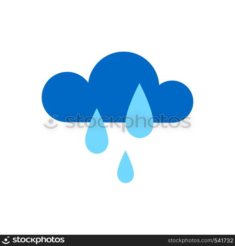 Icons of cloud and weather. Flat vector design illustration isolated on white background. Icons of cloud and weather. Flat vector design illustration