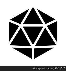 Icosahedron Shape Face