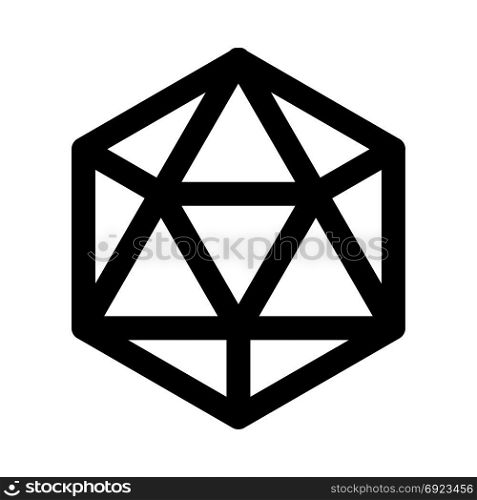 icosahedron shaped polyhedron