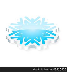 Icy snowflake