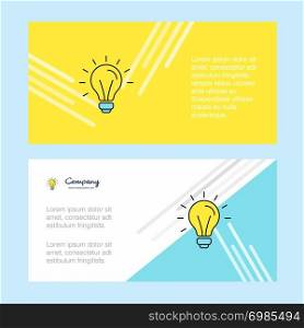 Idea abstract corporate business banner template, horizontal advertising business banner.