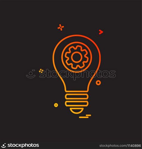 Idea icon design vector