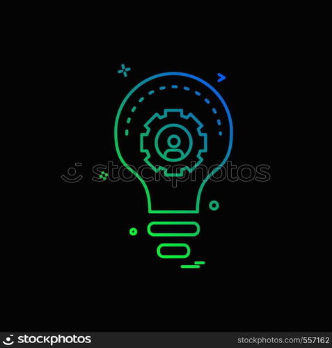 Idea icon design vector