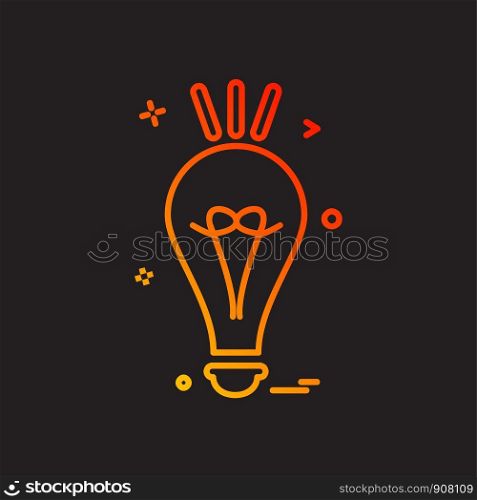Idea icon design vector