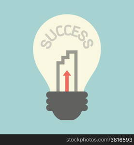 Idea to success, vector