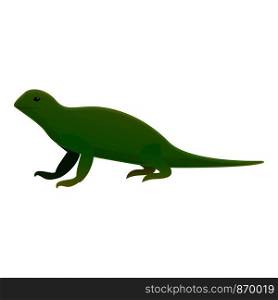 Iguana lizard icon. Cartoon of iguana lizard vector icon for web design isolated on white background. Iguana lizard icon, cartoon style