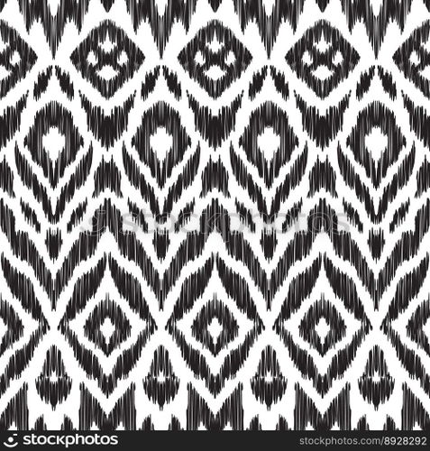 Ikat pattern vector image