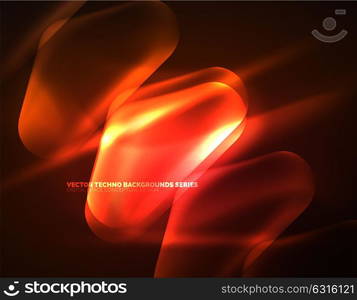 Illuminated lens flares, glowing color techno background. Illuminated lens flares, glowing color techno background. Vector hi-tech abstract background, HUD style