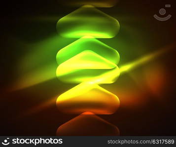 Illuminated lens flares, glowing color techno background. Illuminated lens flares, glowing color techno background. Vector hi-tech abstract background, HUD style