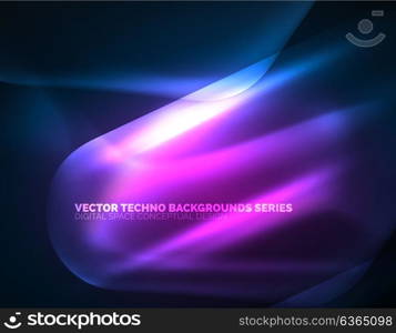 Illuminated lens flares, glowing color techno background. Illuminated lens flares, glowing color techno background. Vector hi-tech abstract background, HUD style