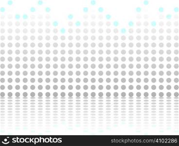 Illustrated abstract background showing a graph style image with reflection