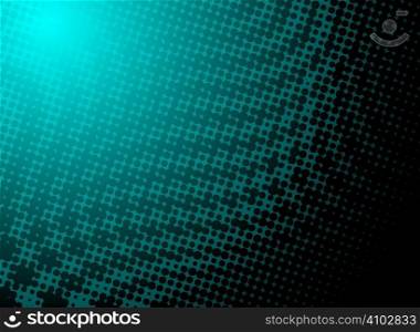 Illustrated halftone background in blue and black with room to add your own text