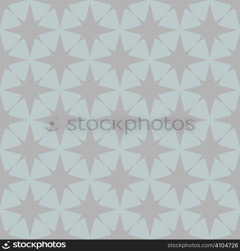 illustrated seventies style wallpaper with a seamless star repeat design