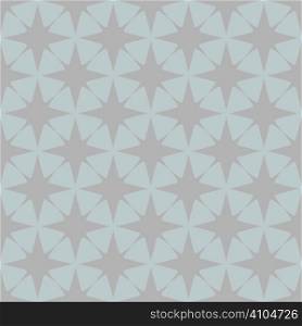 illustrated seventies style wallpaper with a seamless star repeat design