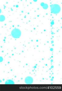 Illustrated white bubble background ideal as a backdrop or desktop