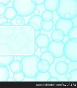 Illustration abstract soap ball with bubble - vector