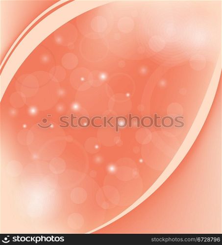 Illustration background with abstract circles - vector
