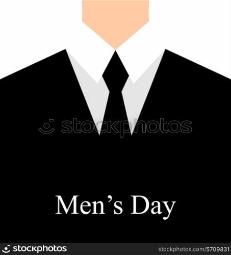 Illustration celebration card for International man&rsquo;s day - vector