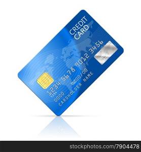 Illustration Credit Card Icon Isolated on white. EPS10 opacity