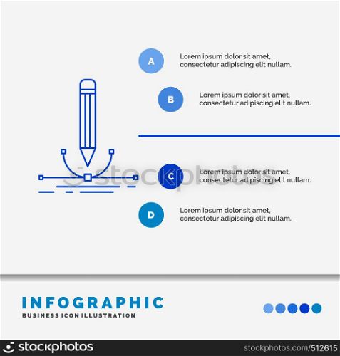 illustration, design, pen, graphic, draw Infographics Template for Website and Presentation. Line Blue icon infographic style vector illustration. Vector EPS10 Abstract Template background