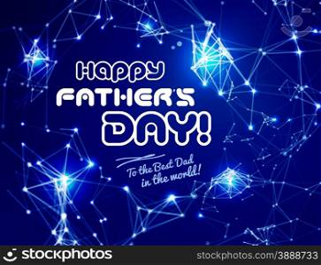Illustration for dad, happy father&amp;#39;s day, vector illustration