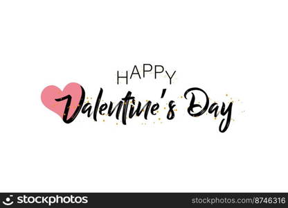 Illustration for St. Valentine’s Day, vector on a white background