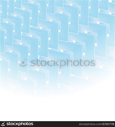 Illustration Geometric Abstract Background, Copy Space for Your Text - Vector
