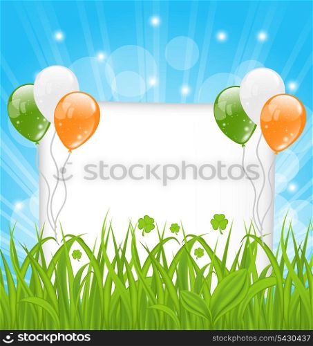 Illustration happy St Patricks day celebration card - vector