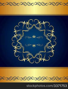 Illustration luxury background for design card - vector