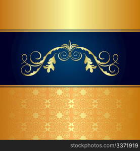 Illustration luxury background for design card - vector