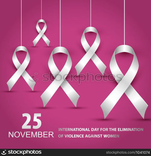 Illustration of a Background For International Day for the Elimination of Violence Against Women. Vector illustration of a Background For International Day for the Elimination of Violence Against Women.