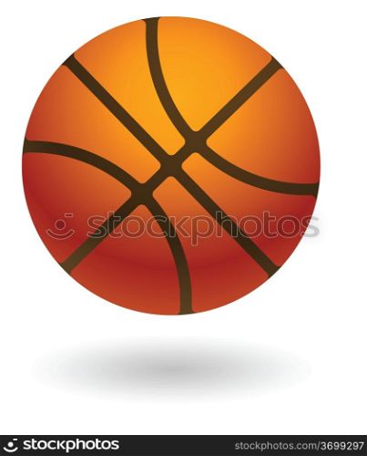 Illustration of a basketball