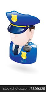 Illustration of a policeman