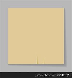 Illustration of a sheet of paper on a gray background